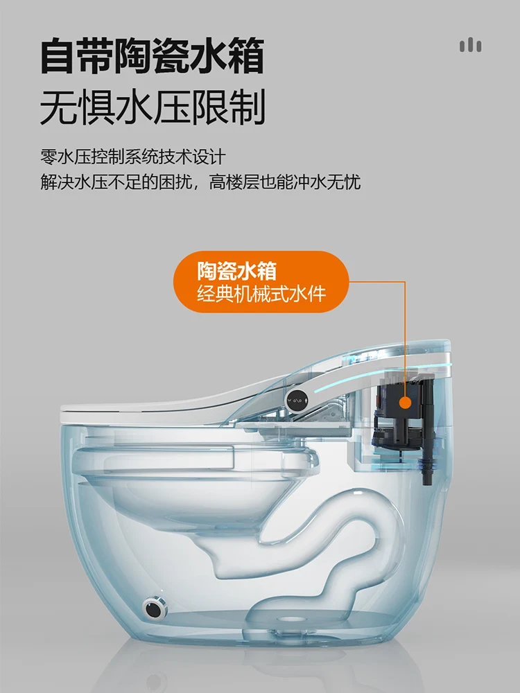 Умный сифон для унитаза встроенный безводный автоматический