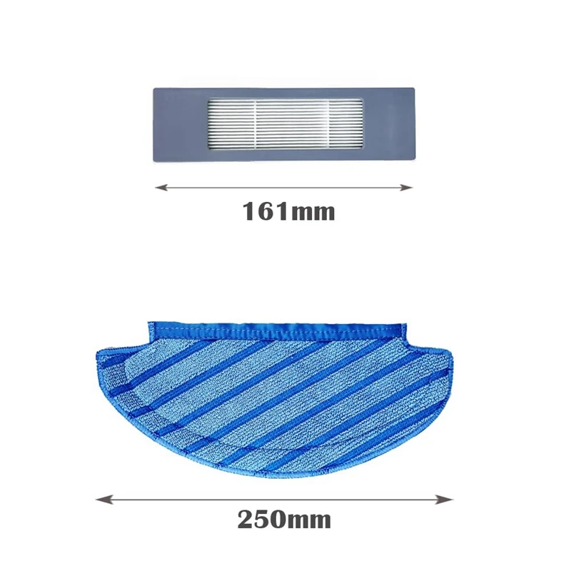 Основная щетка боковая HEPA-фильтр для Ecovacs N8 Pro T8 AIVI T9 аксессуары пылесоса