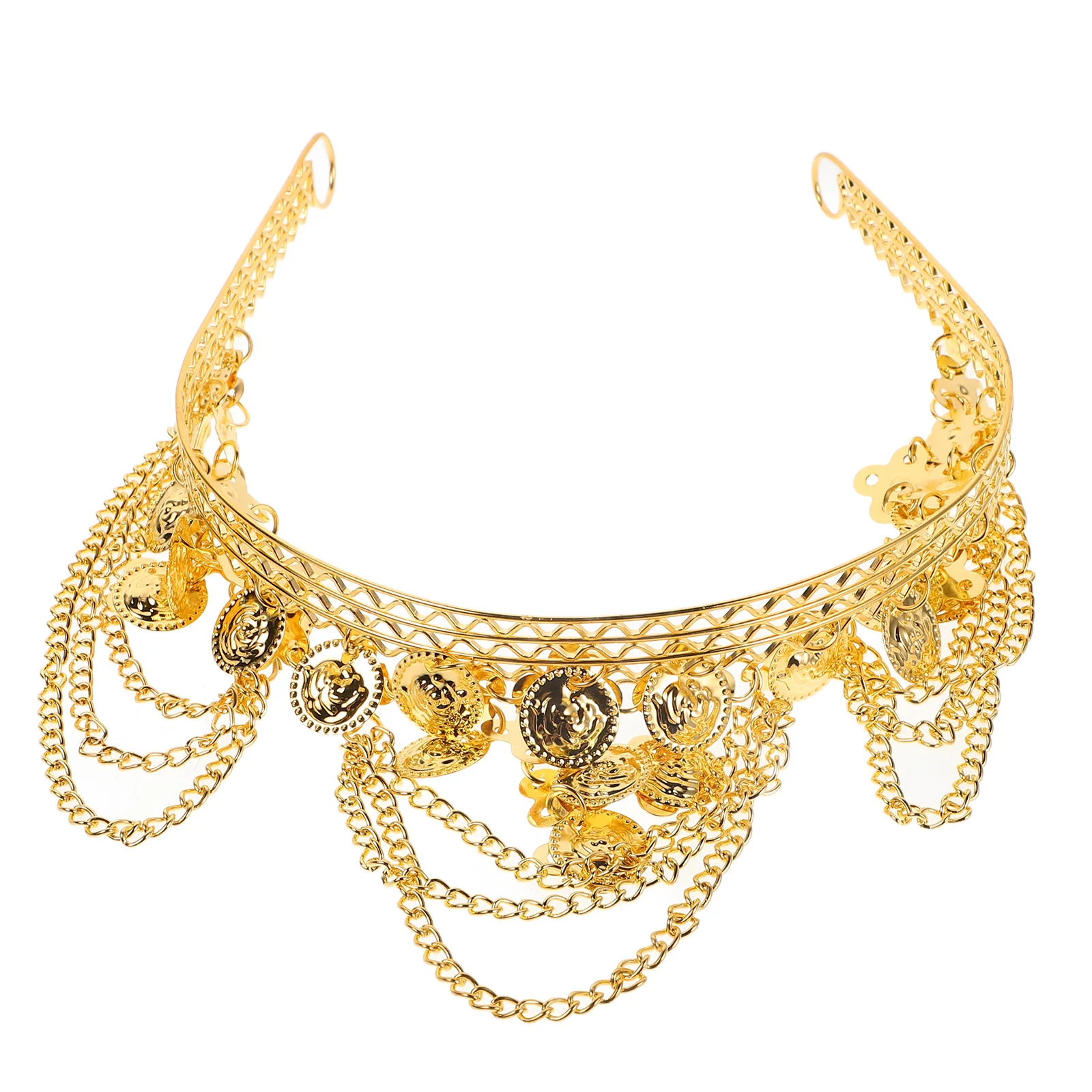 Аксессуары для волос Золотые украшения Ретро Пром Кисточка Племенный аксессуар