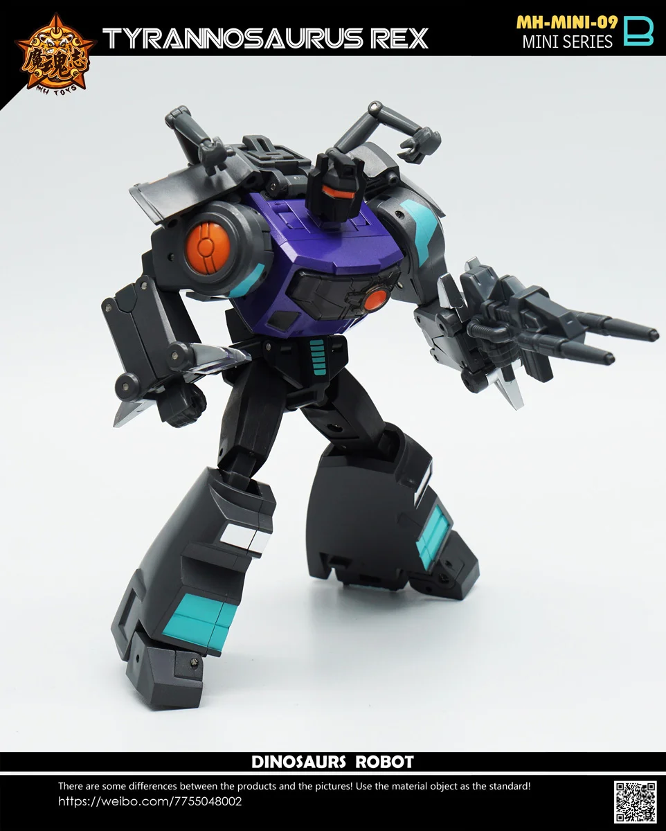 В НАЛИЧИИ Трансформация MHZ TOYS MH-MINI-09 MINI-09B Grimlock 2.0 KO NA H44 Малая масштабная экшн-фигурка Модель игрушки (art.: 3920cf38f83fa) - 3920cf38f83fa