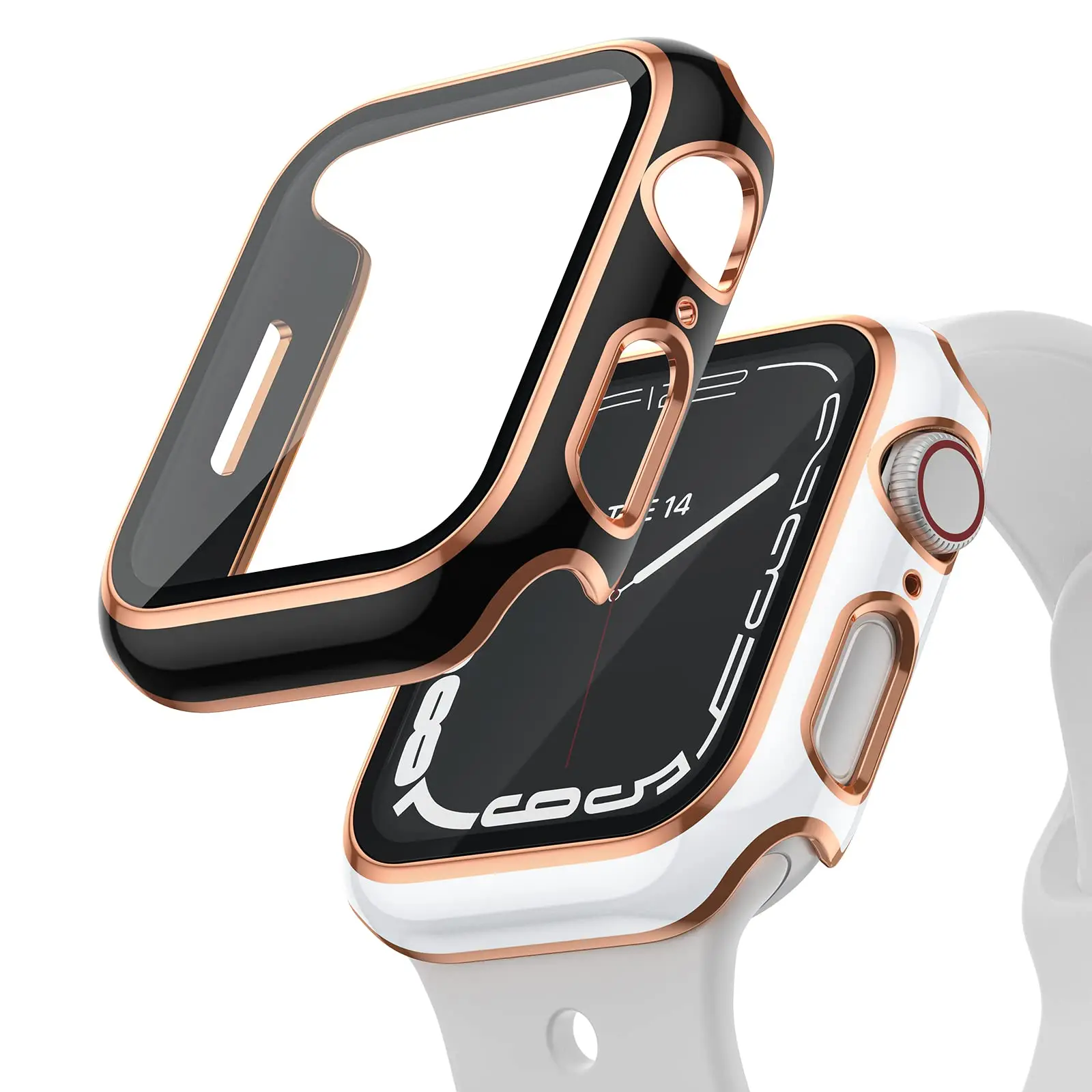 Стекло и крышка для Apple Watch band 44 мм 40 42 38 аксессуары iwatch 6 SE 3 4 5 браслет correa watch Series 7 45