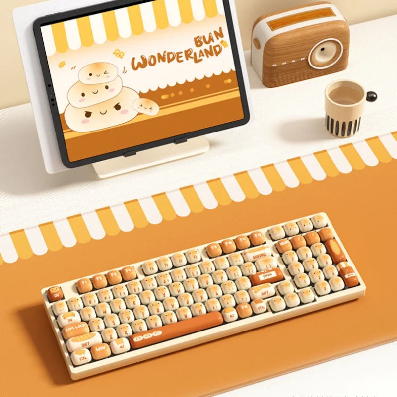 Клавиатура Mantou Paradise 138key Mog Cherry Profile Pbt горячая сублимация механическая клавиатура