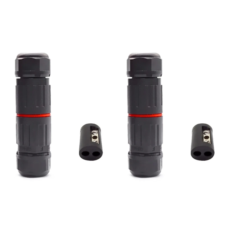 

IP68 Waterproof Wire Connector Electrical Cable 2/3 Pin Outdoor Plug Socket Waterproof Straight Connector Quick Connection