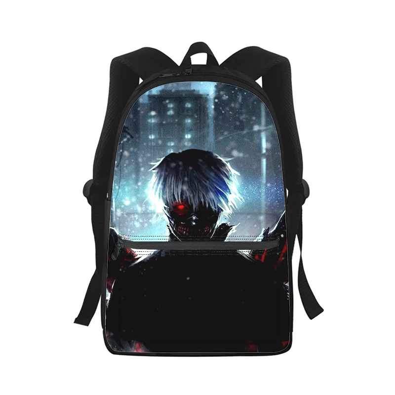 Anime Tokyo Ghouls Men Women Backpack 3D Print Fashion Student School Bag Laptop Backpack Kids Travel Shoulder Bag
