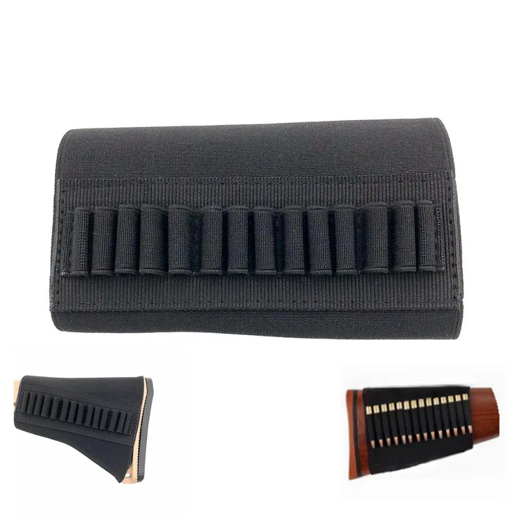 

Tactical 14 Rounds Shell Holder Airsoft Gun Buttstock Bullet Ammo Pouch Military Cartridge Carrier Bag Hunting Accessories