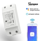 Умный переключатель SONOFF Basic R2 с Wi-Fi, модуль сделай сам, дистанционное управление через приложение eWelink, таймер для умного дома, поддержка Alexa Google Home Automation