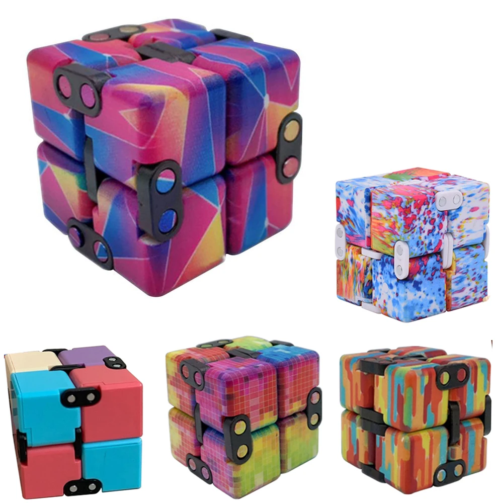 

Infinity Magic Cube Mini Anti-pressure Magic Cube Blocks Children Toys Autism Anxiety Stress Relief Infinite Cube Fidgets Toys
