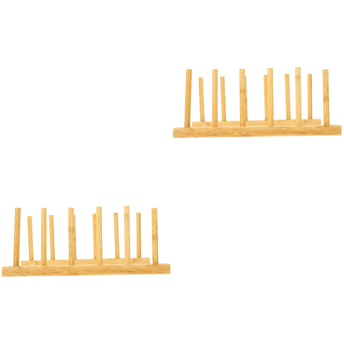 

2x Dish Container Plate Stand Plate Drying Rack Plate Rack Cutlery Rack Dish Organizer