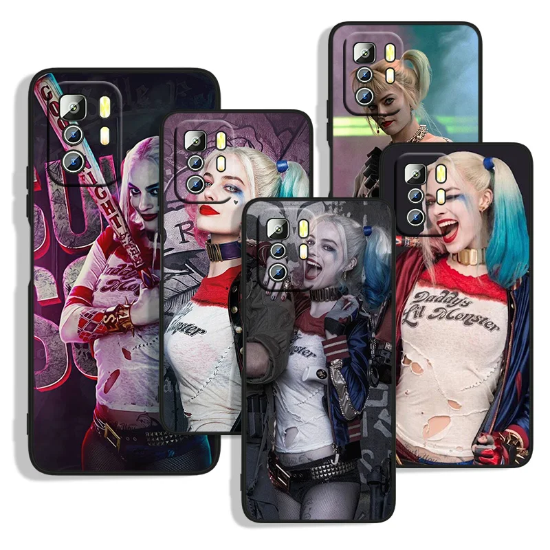 Отряд Самоубийц Harley Quinn для Xiaomi Redmi Note 11S 11T 11 10S 10 9T 9S 9 8T 8 7 6 5A 5 4X Pro черный мягкий