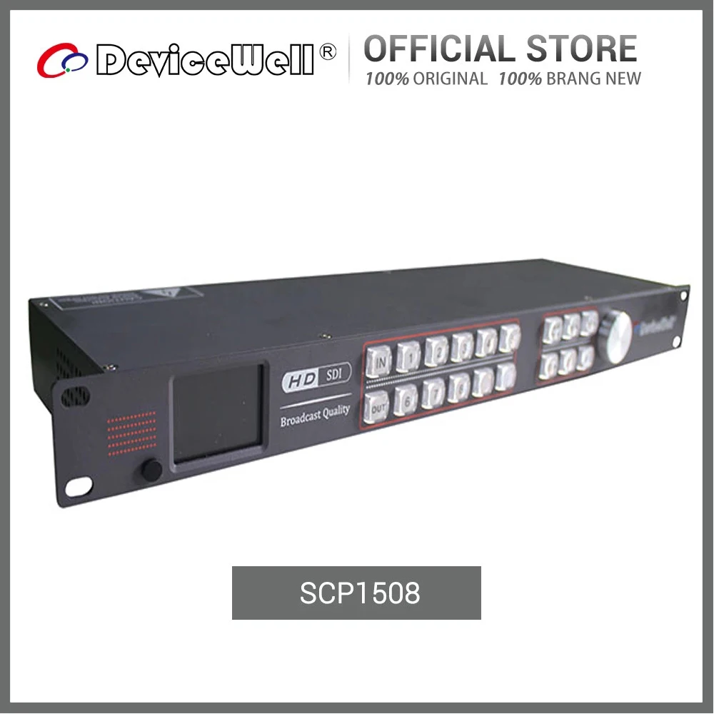 

Видеоматрица DeviceWell SCP1508 8x8 SDI IN SDI OUT