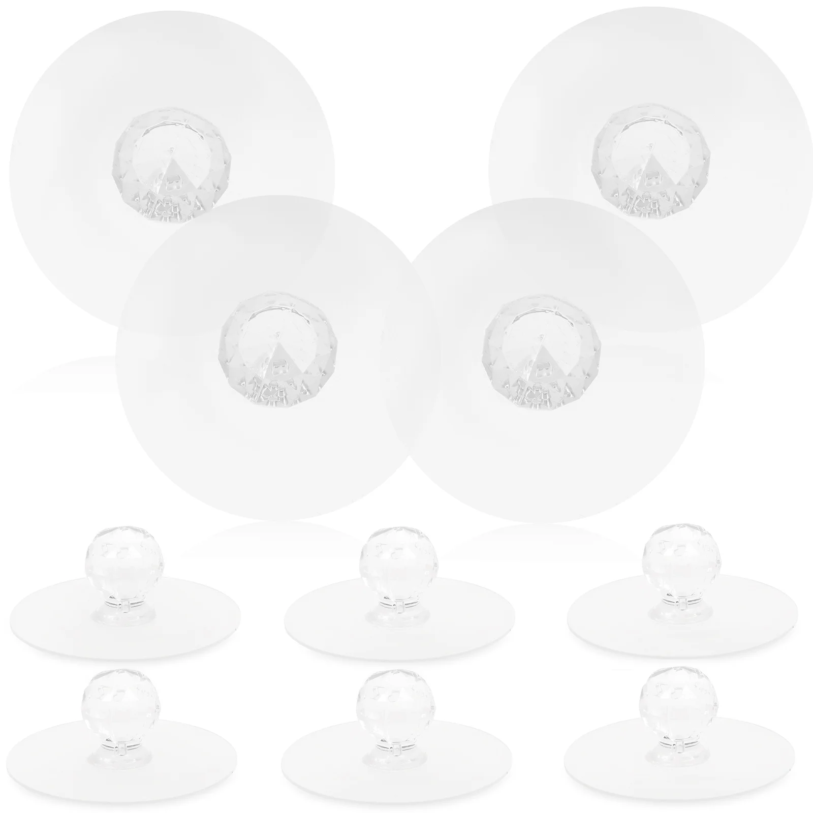 

Knobs Stick Acrylic Cabinet Adhesive Handles Self Knobdrawer Handle Cupboard Mirror Door Crystalwardrobe Peel Kitchen Doors