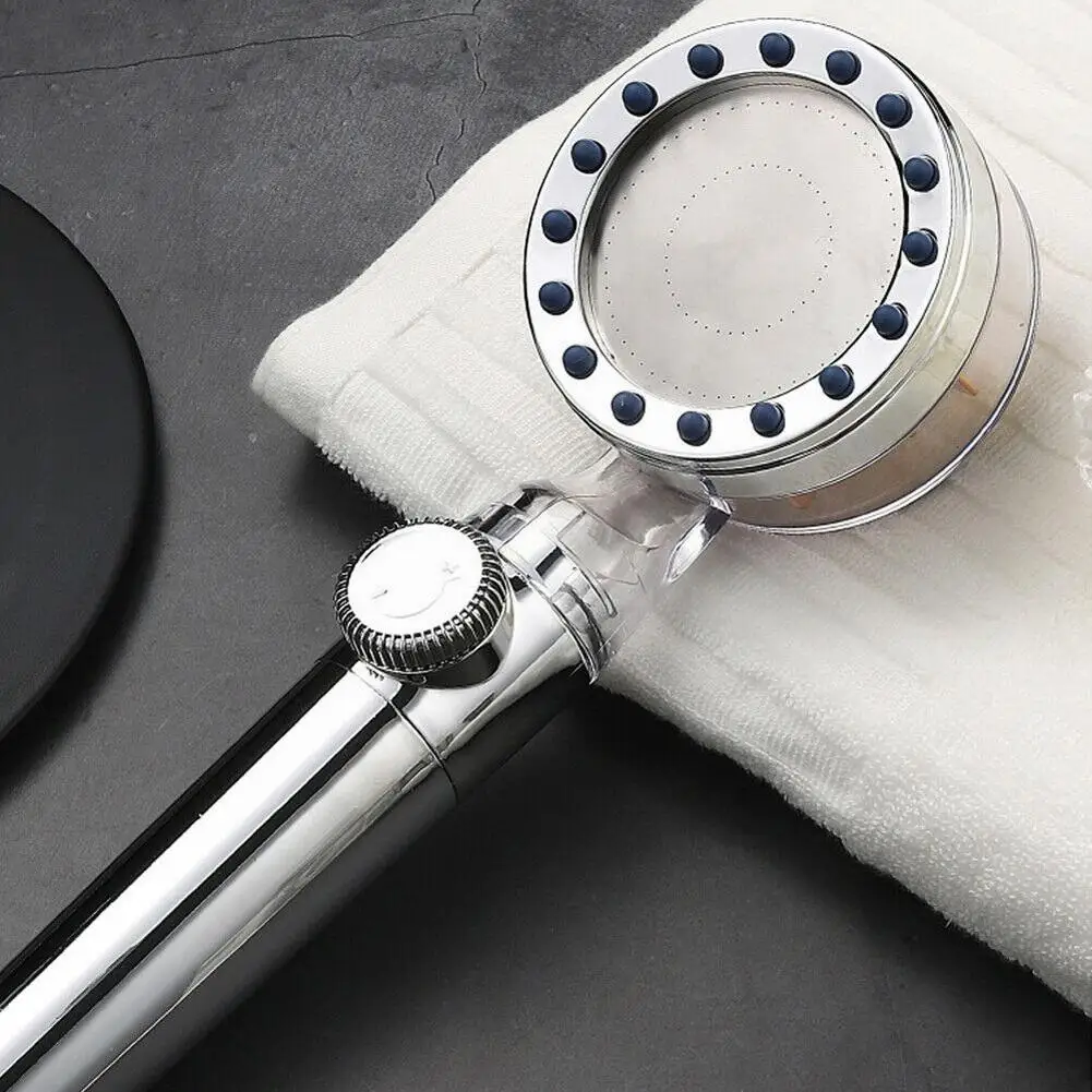 

Fan Shower Head ABS Handheld High Pressure Turbo Fan Shower Single Head For Attract Children's Attention Bathroom Accessories