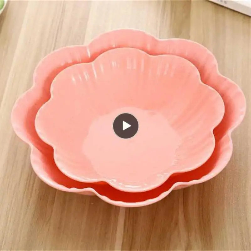 

Reassuring Fruit Plate Safe Green And Healthy Beautiful Shape Household Fruit Tray Elegant And Fresh Special Plate Plastic Tray