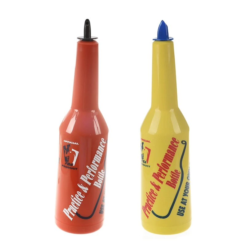 

2 шт. стильный барный стержень для тренировок, яркий цвет-красный и желтый