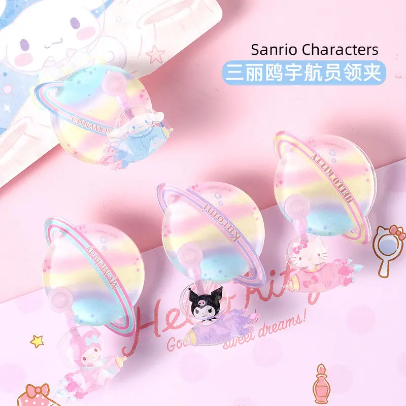 

Kawaii Sanrioed Anime Cartoon series HelloKitty mymelody Cinnamoroll cute Fashion creative astronaut decorat folder note holder