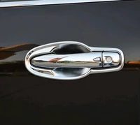 for renault koleos 2017 abs chrome exterior side door handle bowl cover trim 8pcs car styling auto accessories