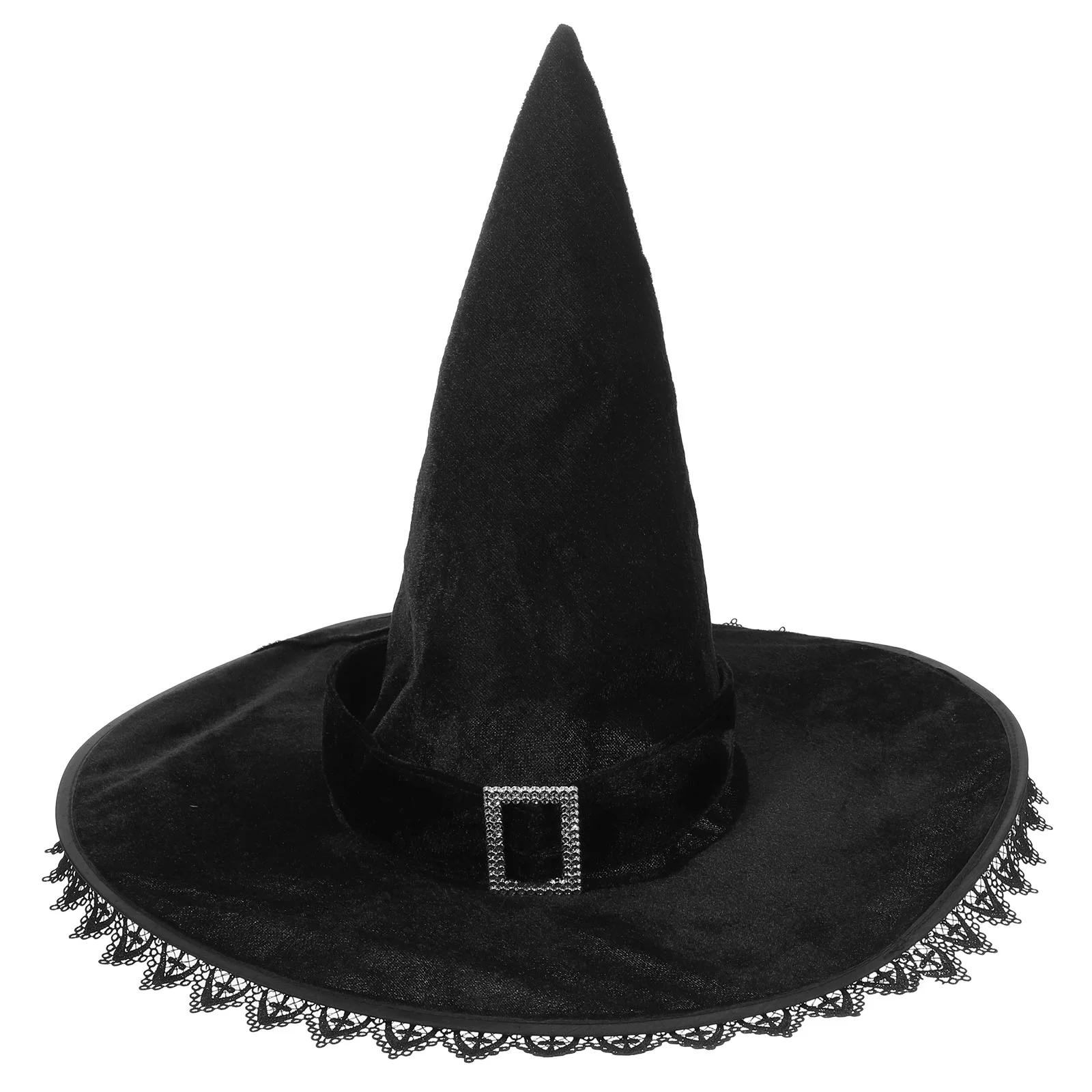 

Halloween Witch Hat Wide Brim Cosplay Prop Lightweight Ornament Party Decoration