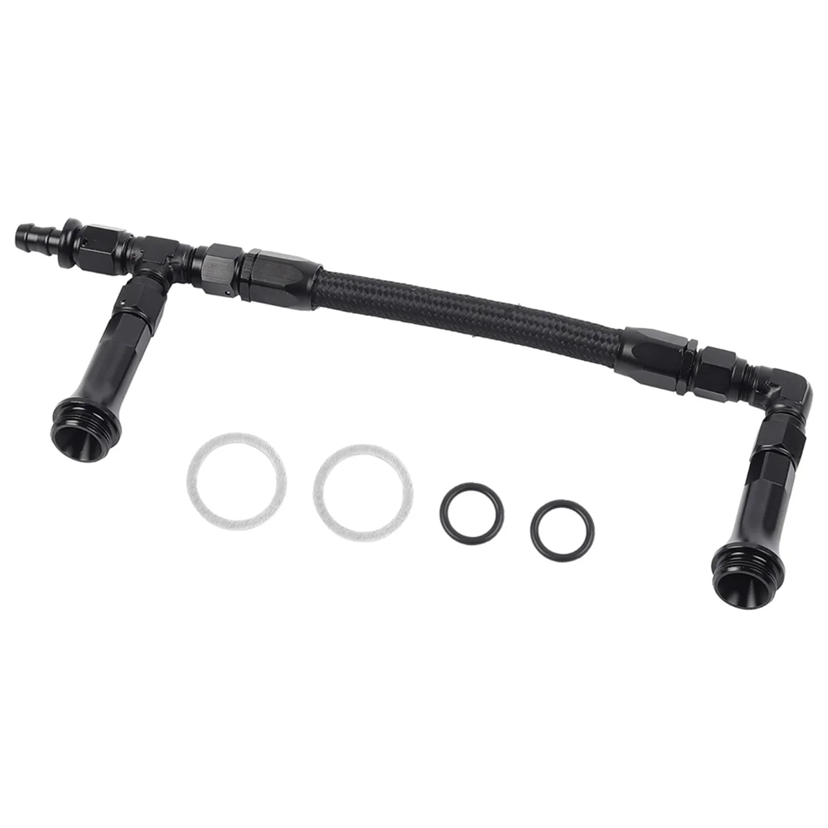 AN6 плетеный нейлоновый топливный провод с двойной подачей насос без часов для