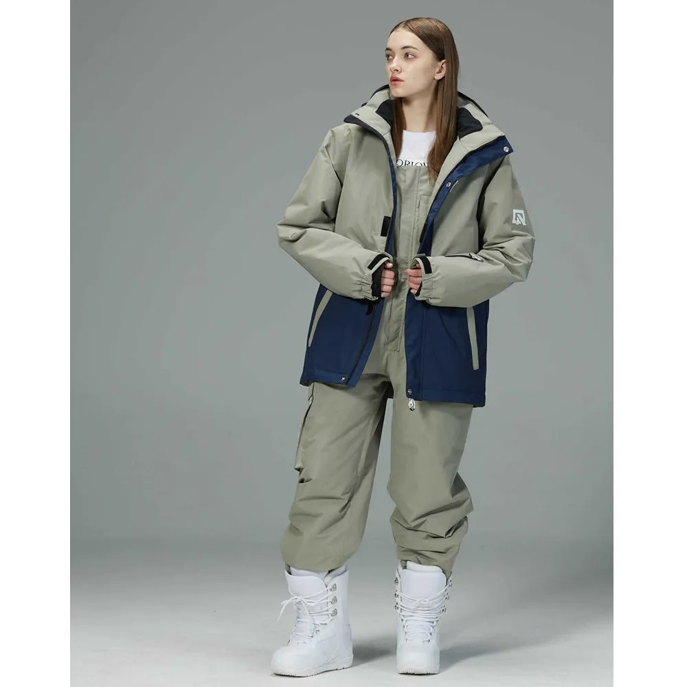 Ветрозащитный водонепроницаемый теплый зимний комбинезон для катания на лыжах