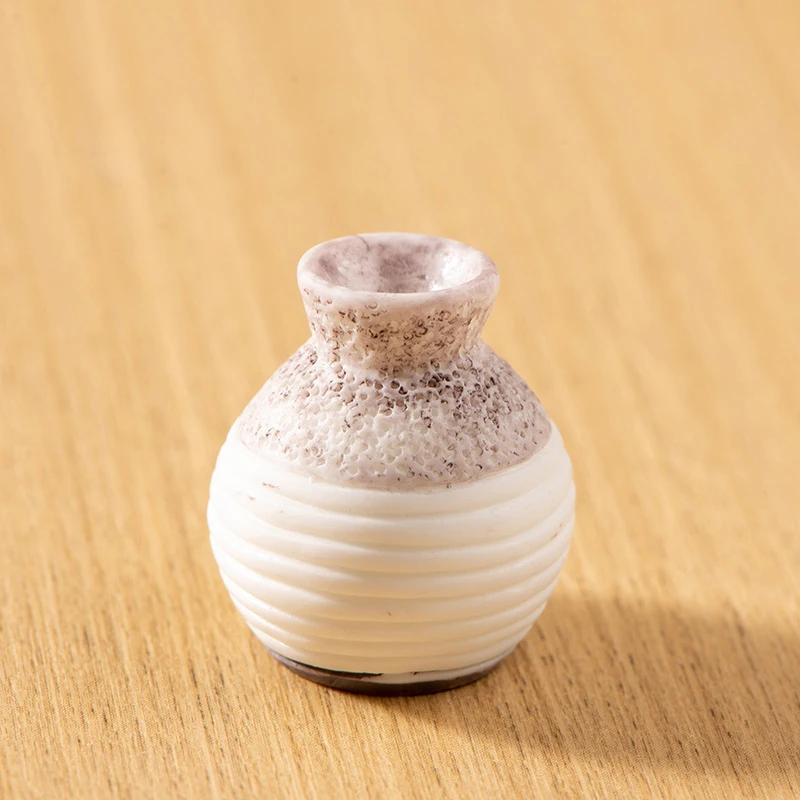 Миниатюрная керамическая ваза GCDHome для кукольного домика 1:12