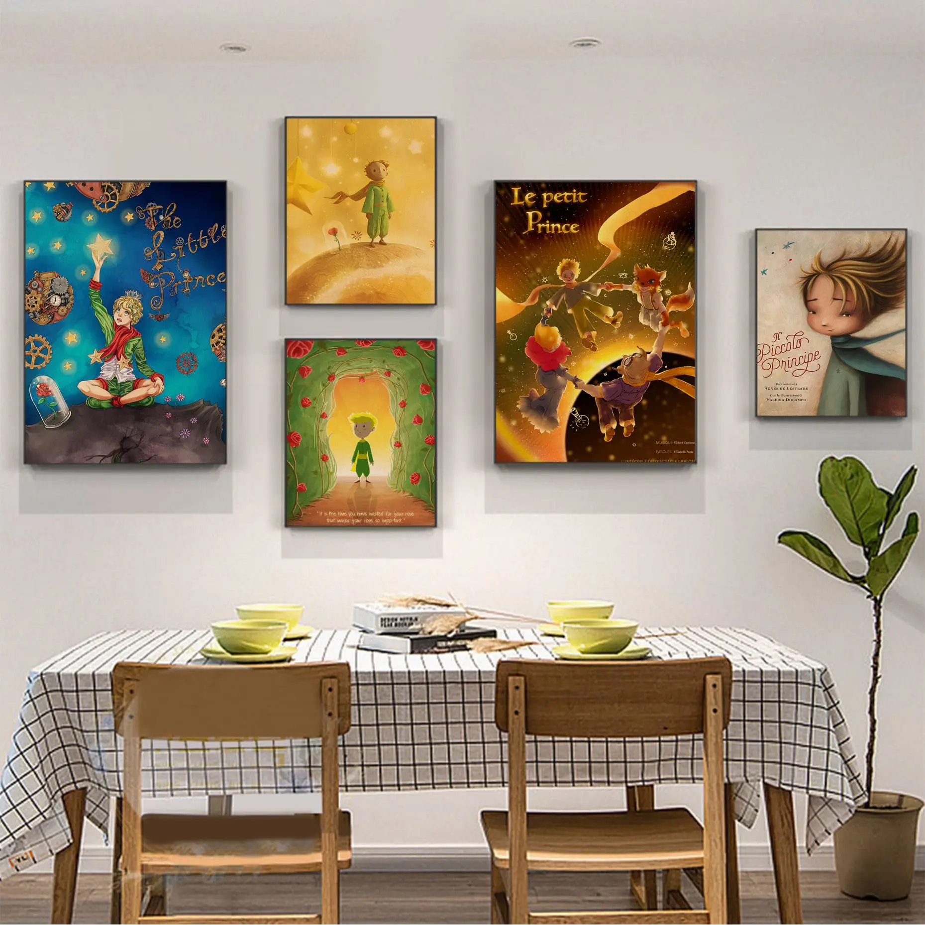 

The Little Prince DIY poster Kraft Paper Prints and Posters Home decor