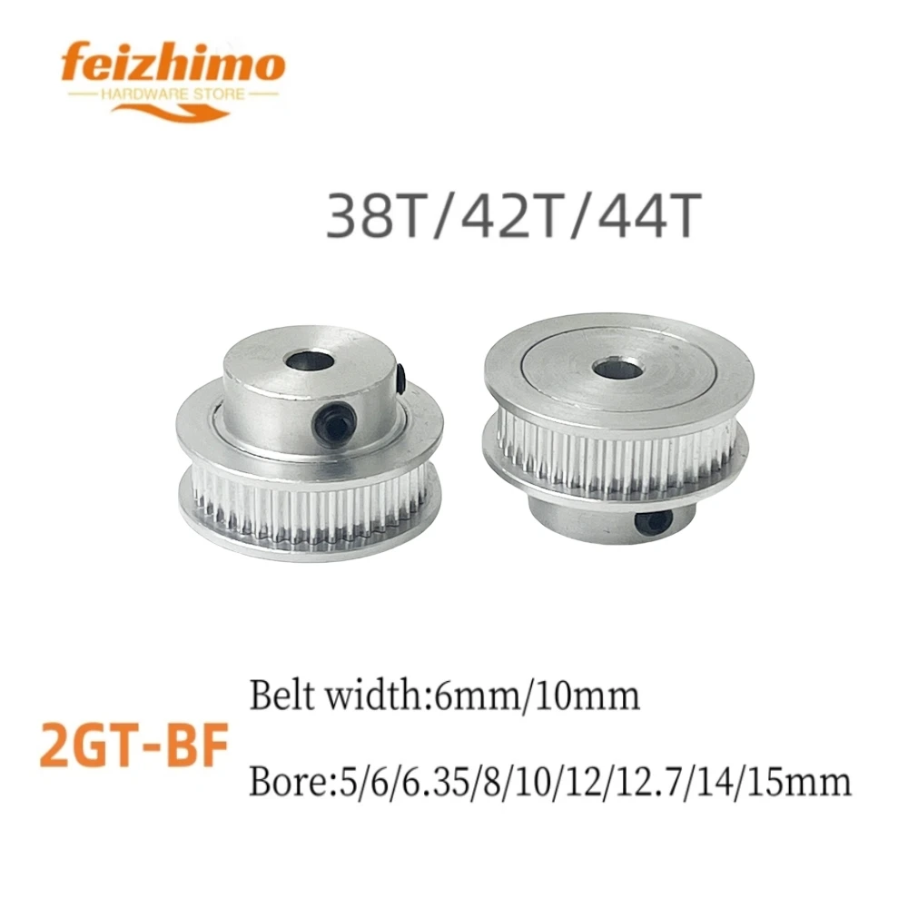 

Зубчатый шкив 2GT 38T/42T/44T алюминиевый 6061