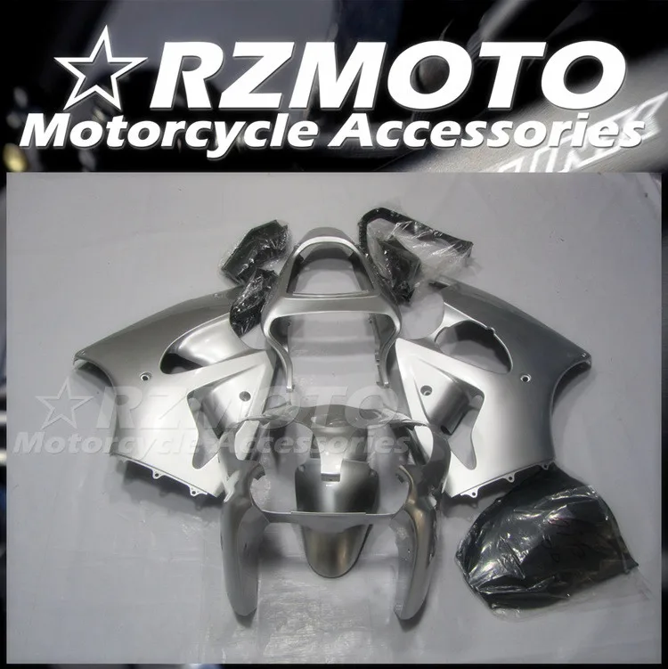 

Новый комплект обтекателей для мотоцикла ABS, подходит для Kawasaki Ninja ZX-6R ZX6R 636 2000 2001 00 01 02, кузов серебристого цвета