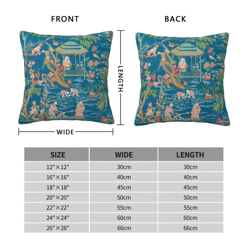 Роскошная Античная Восточная китайская ивовая наволочка для подушки мягкая