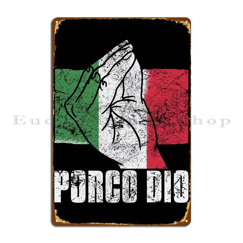 

Italian Italy Funny Quotes Metal Plaque Bar Printing Create Customize Cinema Tin Sign Poster