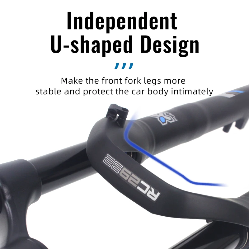 Велосипедная воздушная вилка заднего амортизатора 29ER X-FUSION RC32 130 мм / 100 мм ход MTB горный велосипед передний ручной замок 32 мм BOOST 110x15 мм включен.