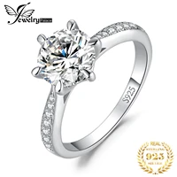 jewelrypalace round gra 2ct moissanite 925 sterling silver solitaire engagement ring for women anniversary bridal promise ring