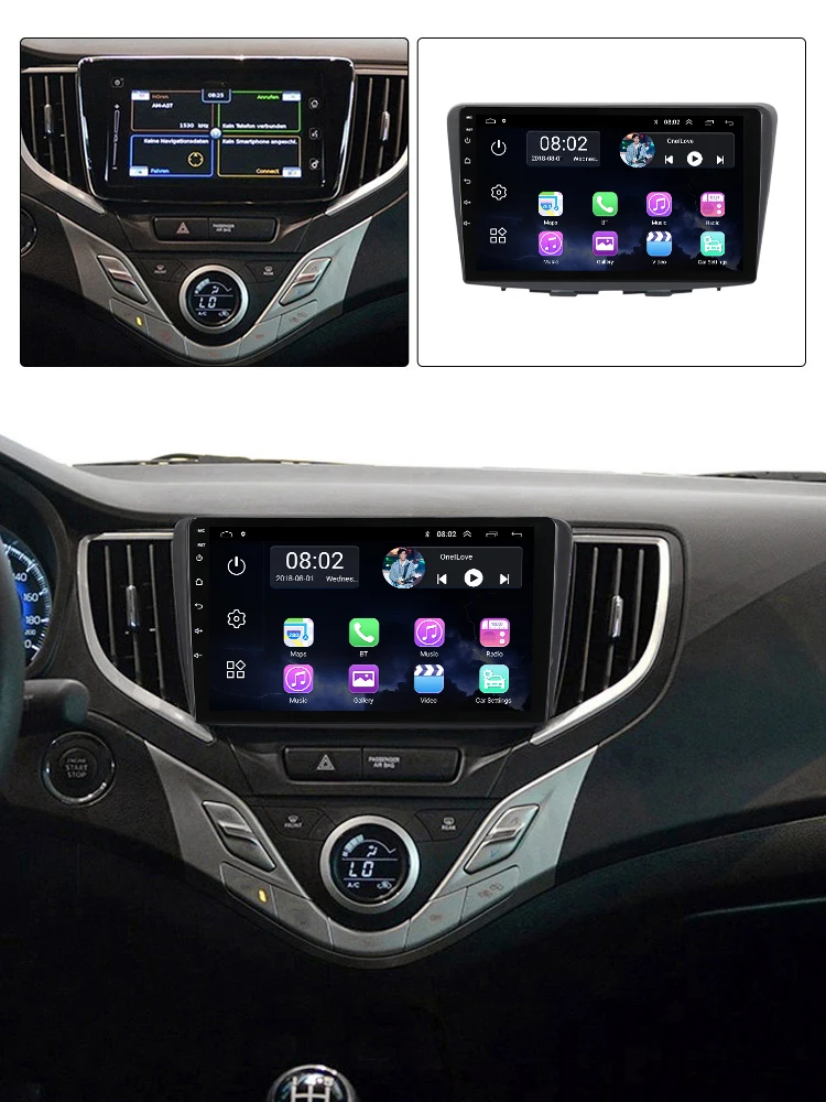 Автомобильный мультимедийный проигрыватель на Android 11 с GPS-экраном и поддержкой