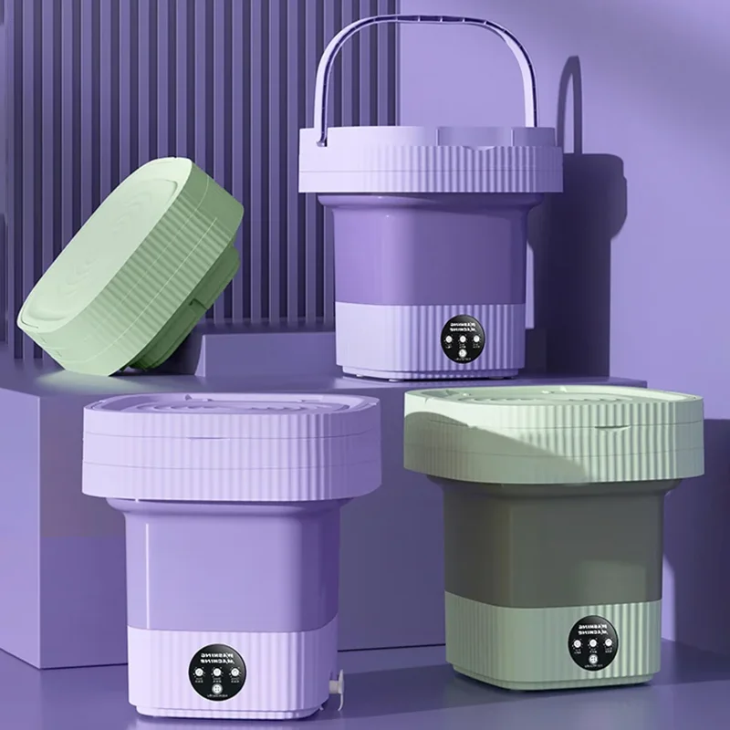 Складная Стиральная машина портативная мини-стиральная с сушилкой для носков