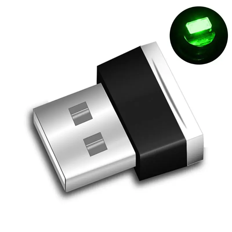 QM Mini USB Light светодиодное моделирование автомобиля окружающий свет неоновый