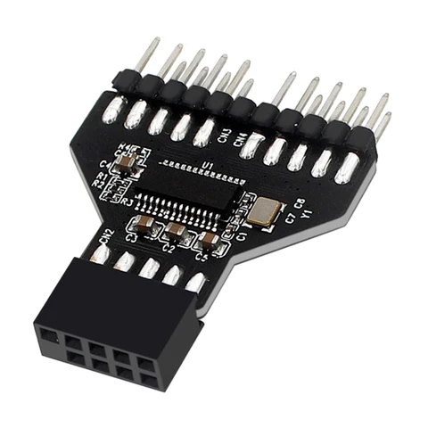 APWIKOGER Адаптер USB 2.0 9-контактный - USB 3.0 19-контактный