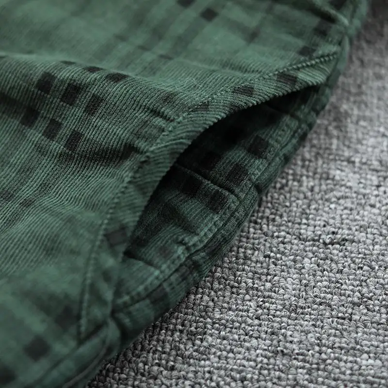 New Winter Coat for Women Oversize Jackets Plaid Cotton Jacket Loose Harajuku Korean Fashion Short Tops Cotton Clothing