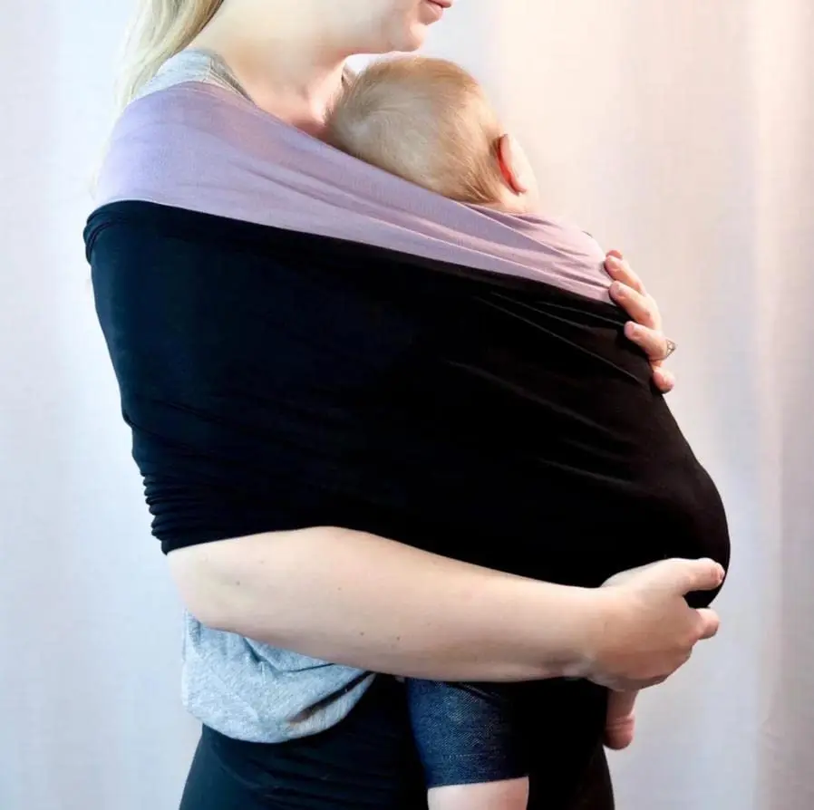 Baby Wrap Carrier Slings Easy to Wear Infant Carrier Slings Comforter and Security Mama's Bonding Comforter for Newborn Girl Boy