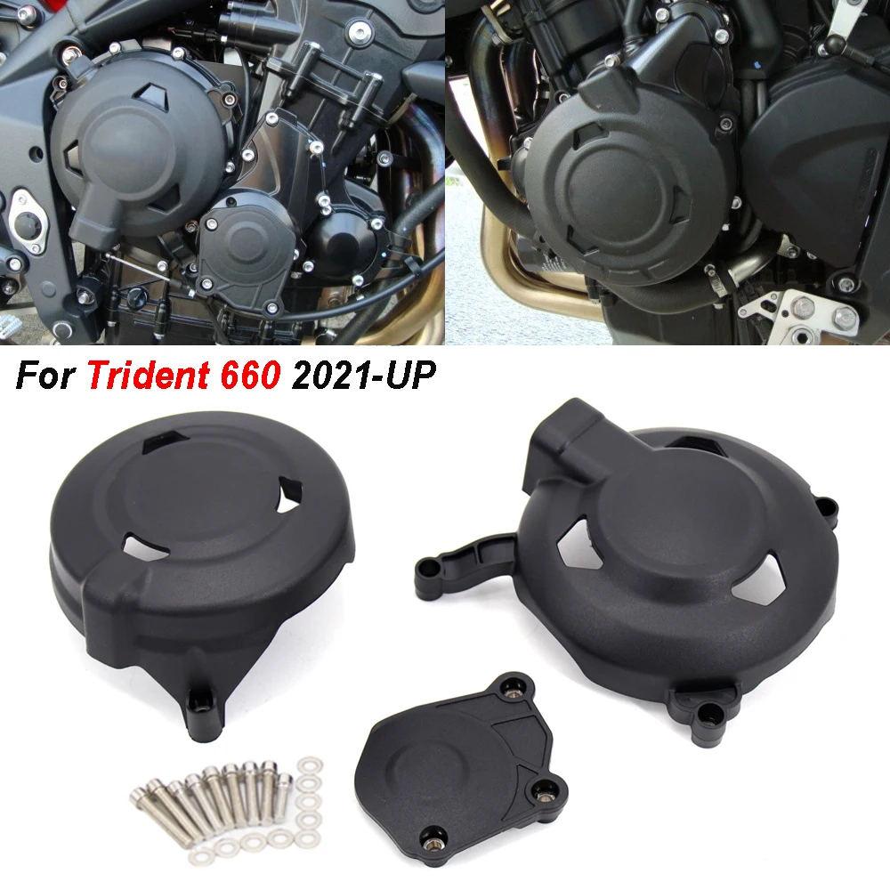 For TRIDENT 660 2021 NEW Motorcycles Engine cover Protection case For Trident 660 2021 Engine Covers Protectors