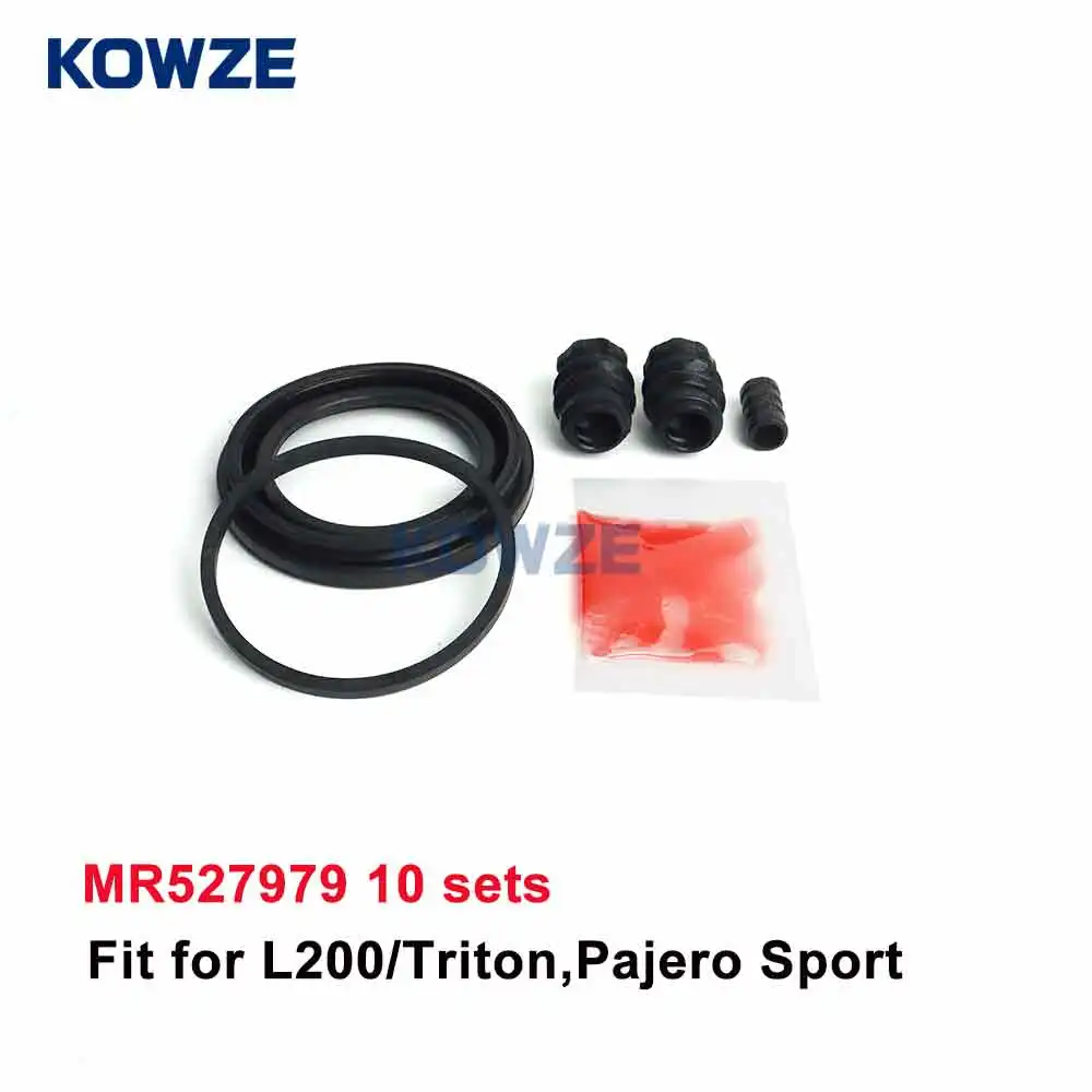 

10 sets Front Brake Caliper Repair Seal Kit fit for Mitsubishi L200 Triton Pajero Montero Sport MR527979