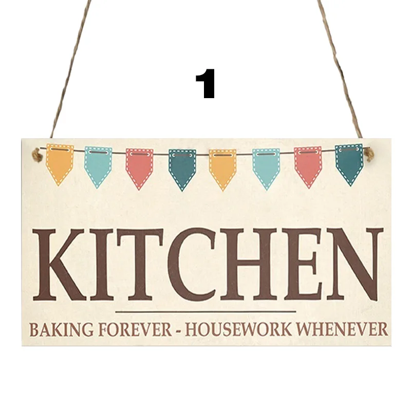 

" MOM's Kitch Take It or Leace It " Wooden Hanging Plaque Home Decoration
