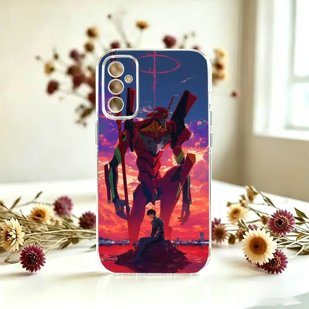 Фото Чехол для телефона EVA n-Neon g-Genesis e-Evangelion, прозрачный силиконовый мягкий чехол для Samsung A10,12,20,21S,30,31,40,50,51,52,70,71 №3