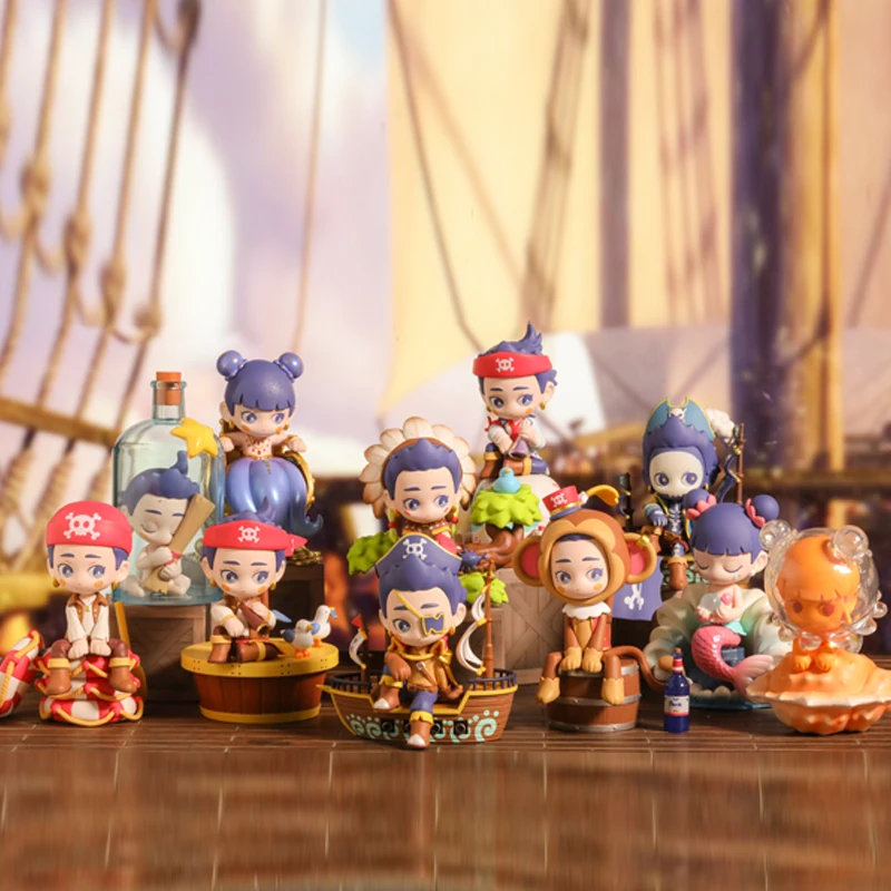 

Pop Mart Nazha Hunting For Sea Treasures Series Mystery Box Kawaii Doll Action Figure Toys Birthday Gift Kid Model Blind Box Toy