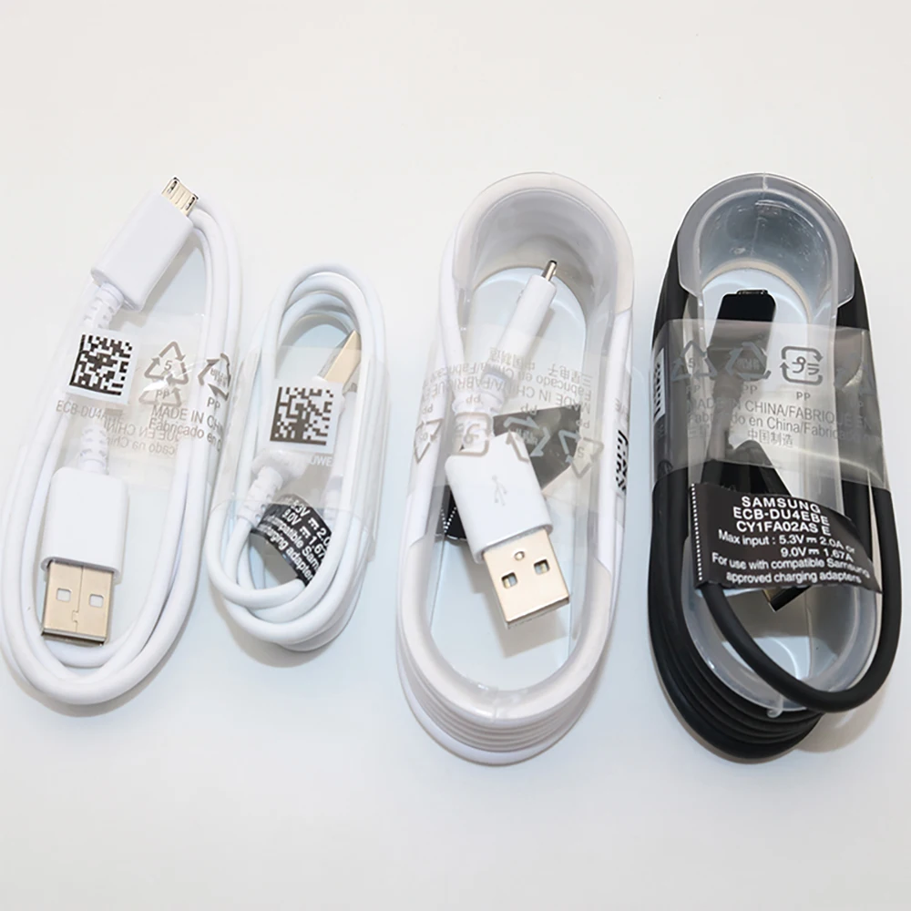 Оригинальный кабель Micro USB Samsung 100/150 см 2 А для быстрой зарядки и передачи данных