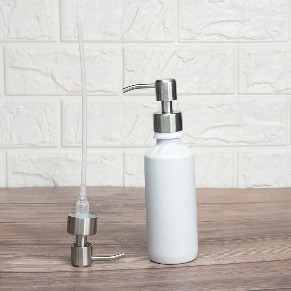 

1Pc Soap Liquid Dispenser Nozzle 304 Stainless Steel Nozzle Bathroom Kitchen Foam Soap Products Shampoo Bathroom Accessories