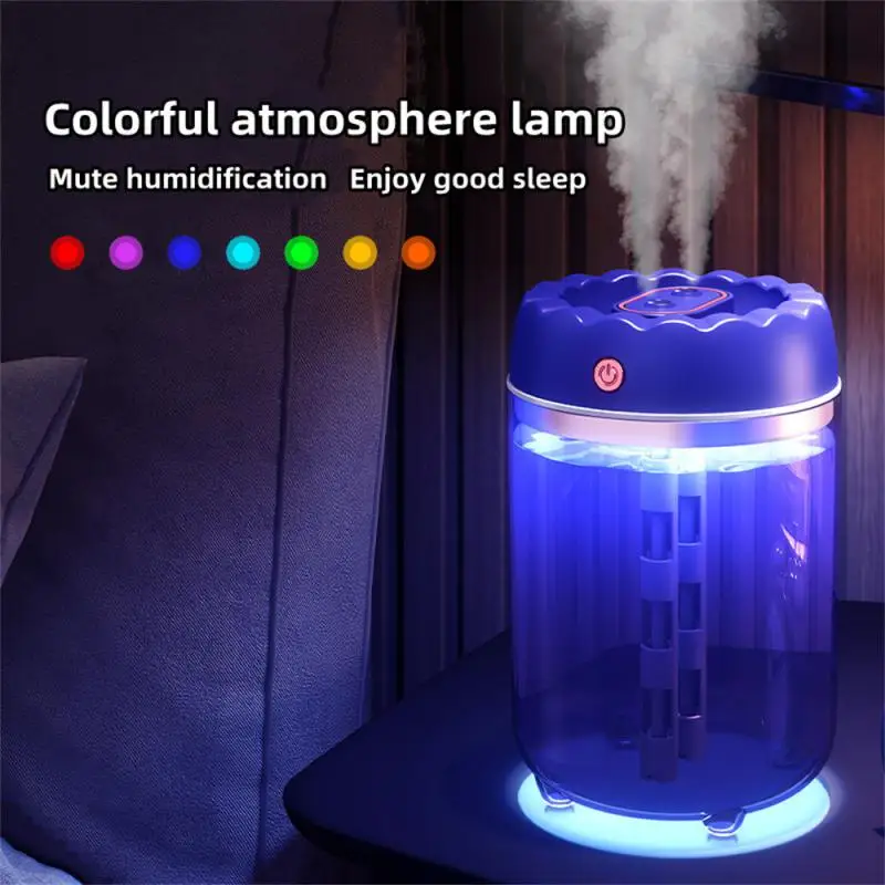 

With Led Light Humidifier Large Capacity 1800ml Large Capacity Humidifier Durable With Led Light Electric Air Humidifier Usb