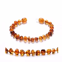 baltic amber teething braceletanklet for baby simple package lab tested authentic 4 sizes 10 colors