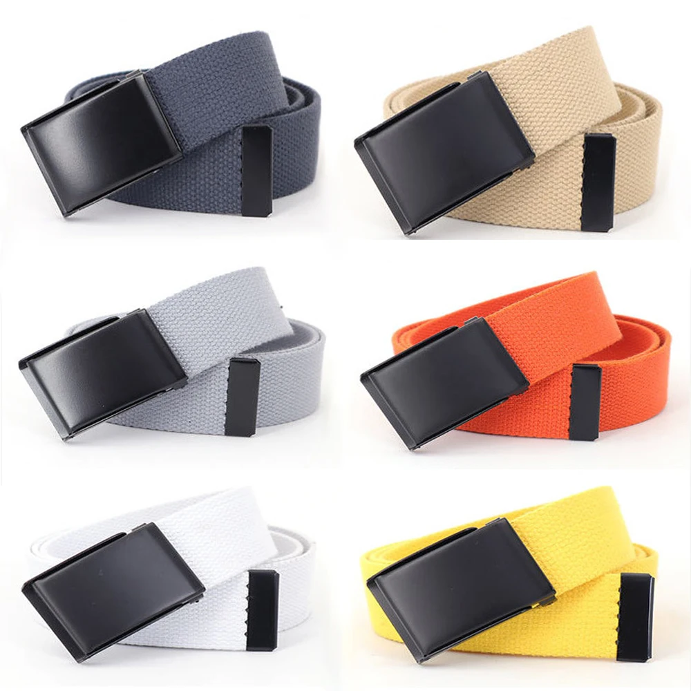 

Ремень брезентовый унисекс с автоматической пряжкой, регулируемый пояс из нейлона и металла, для мужчин и женщин, 3 + D03