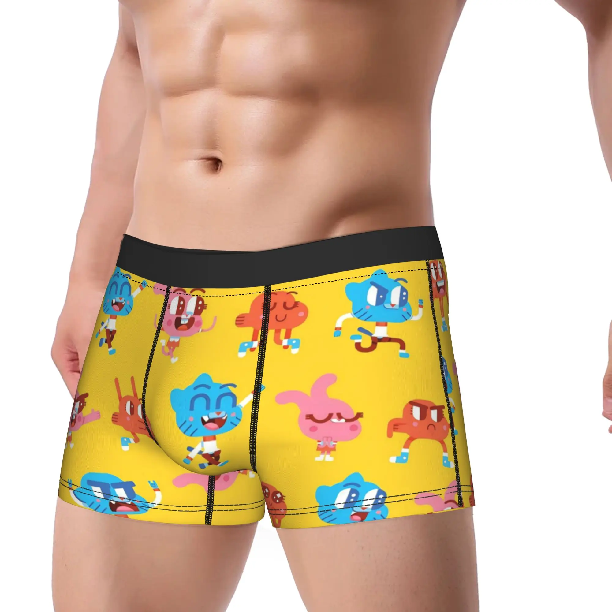 Фото Мужские трусы-боксеры Man Anaise Gumballs Darwins Underwear Amazings Gumballs, сексуальные шорты, трусы из полиэстера, размеры S-XXL. №2