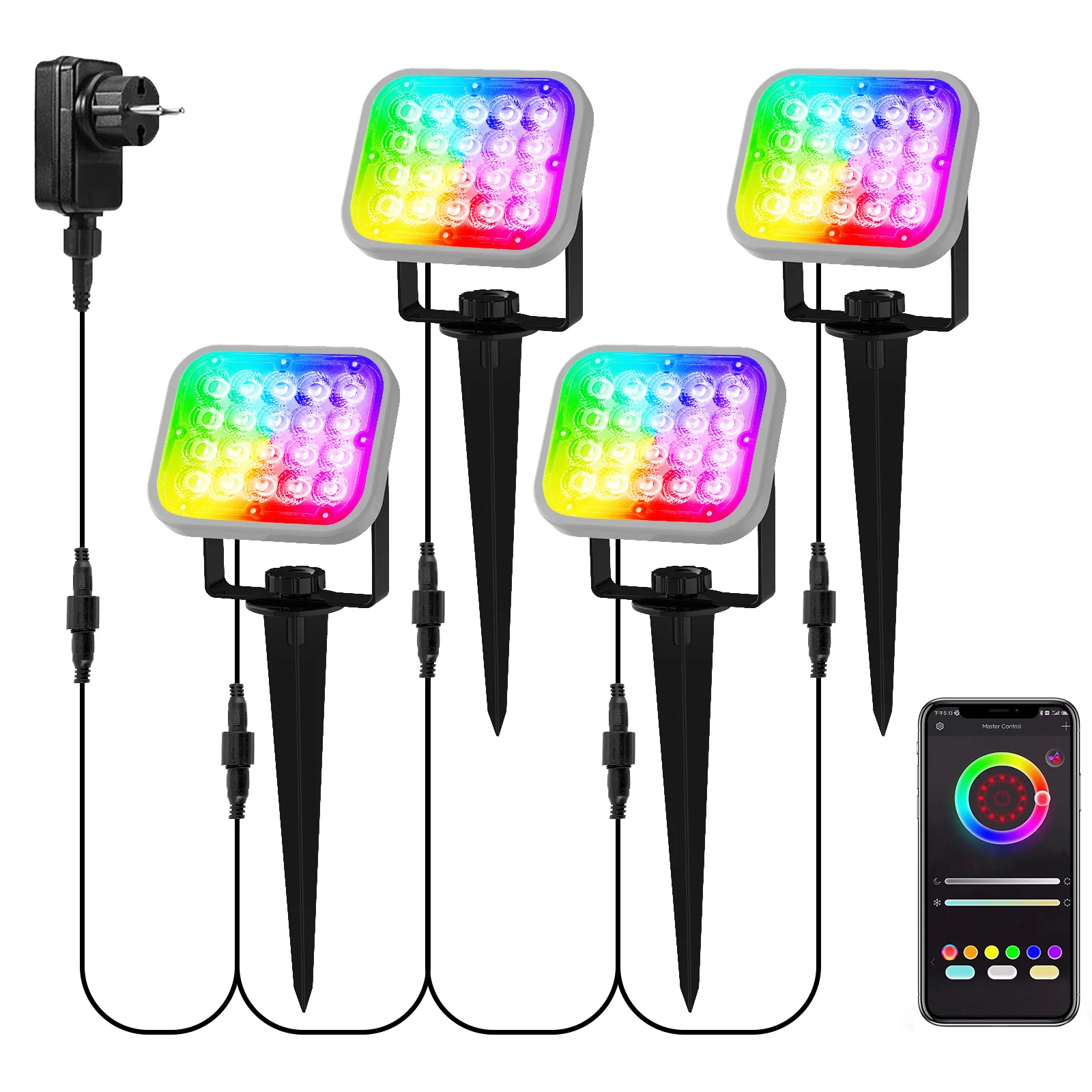 

RGB Bluetooth Подсветка T-SUNRISE для сада