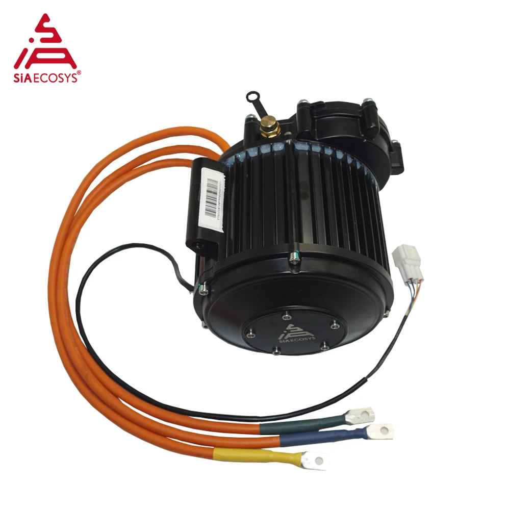 Фото Новый электродвигатель QS MOTOR QS138 2500W 72V 55H PMSM с энкодером и цепной звездочкой 428 15T для электромотоцикла №5